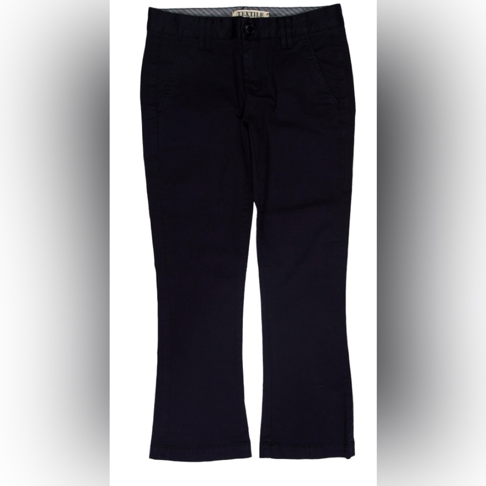 Alice and Olivia blue flared cotton pants